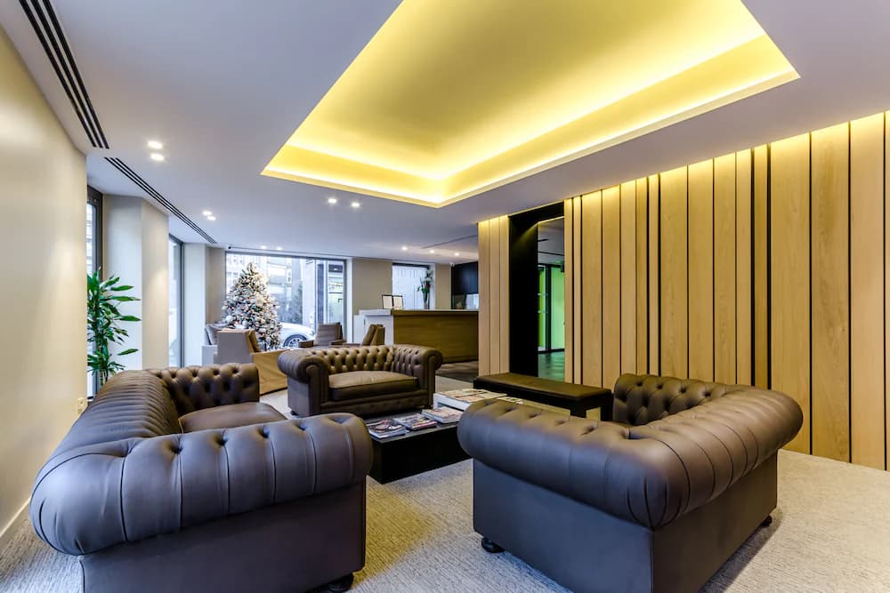 Lobby sitting area