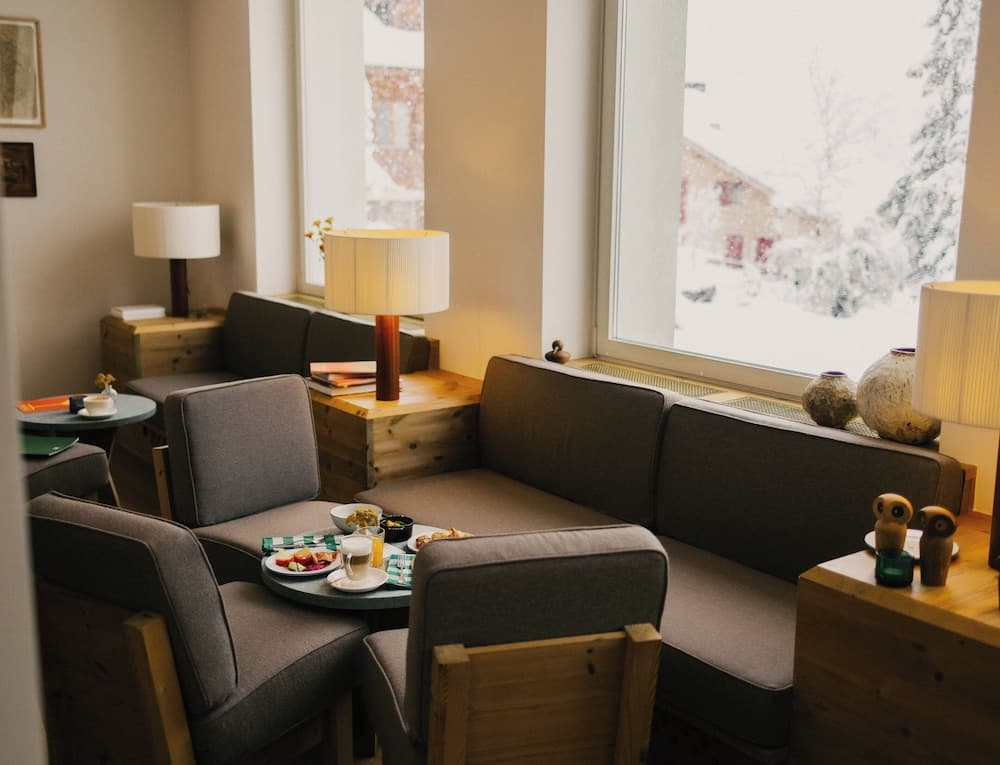 Lobby sitting area