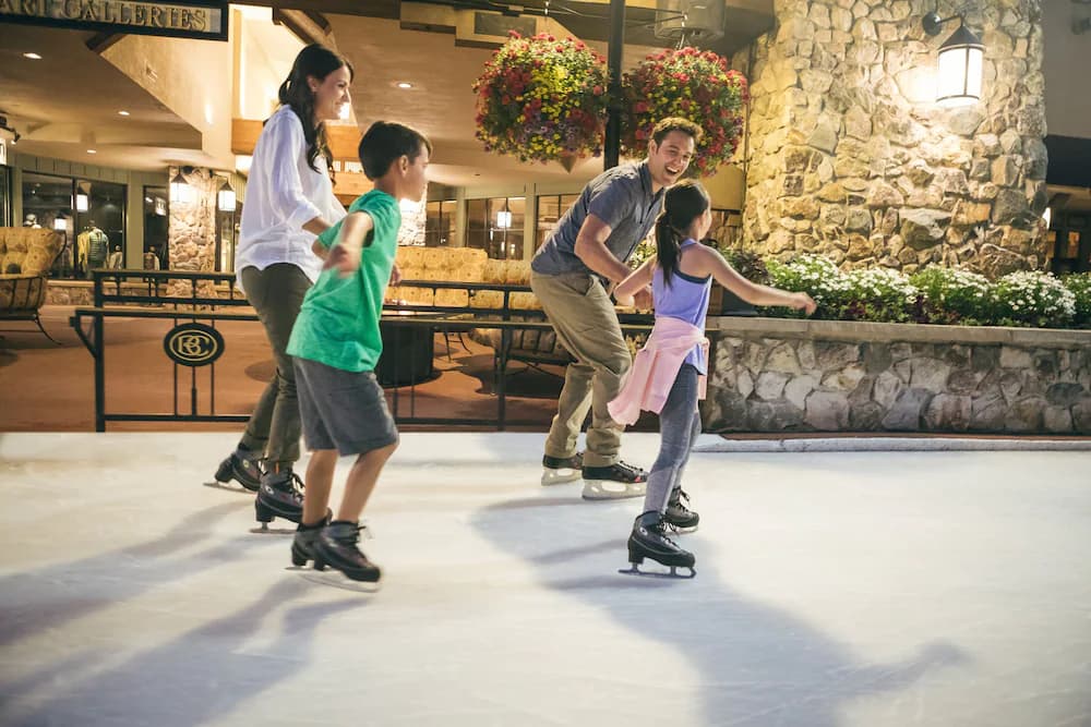 Ice skating