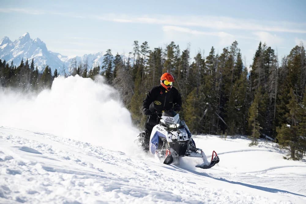 Snowmobiling