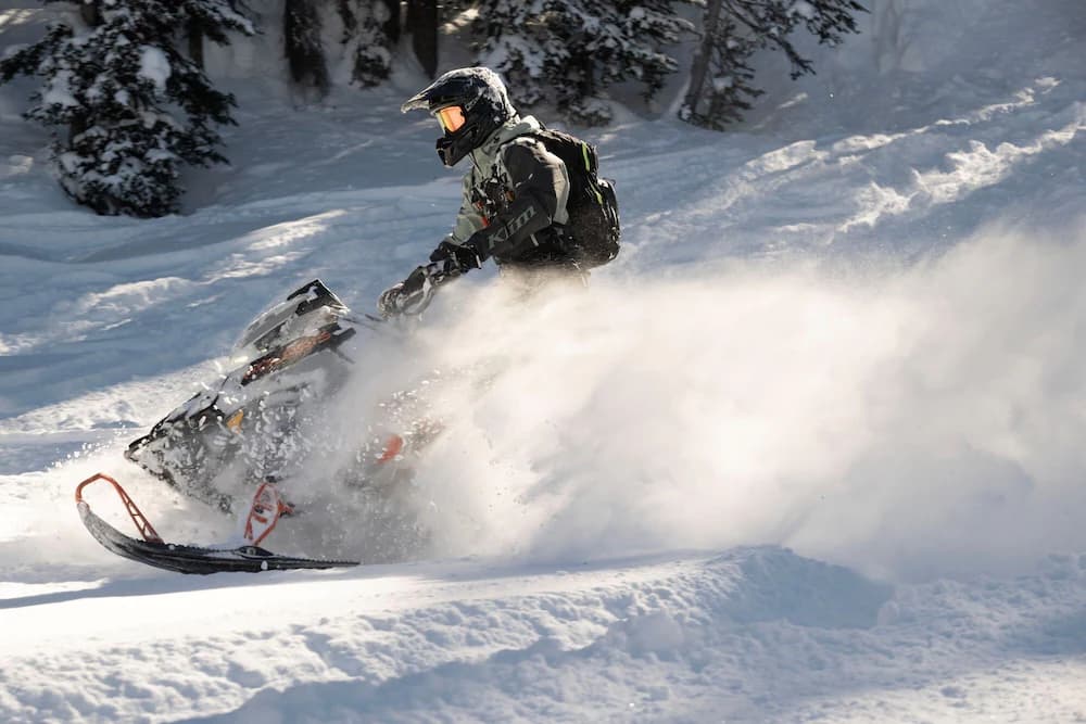 Snowmobiling