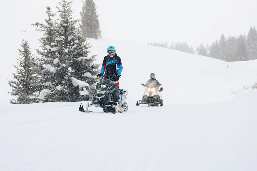 Snowmobiling