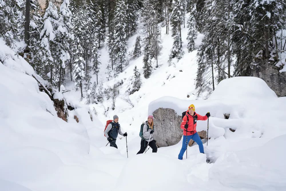 Snowshoeing