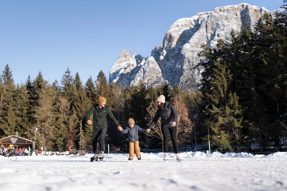 Ice skating