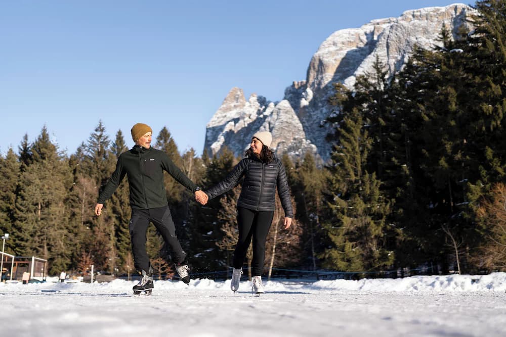 Ice skating