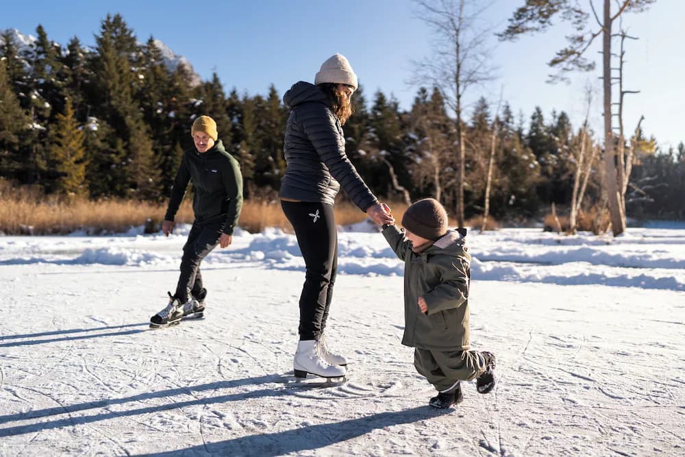 Ice skating