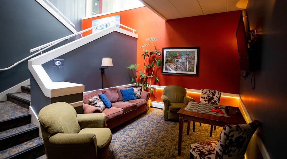 Lobby sitting area