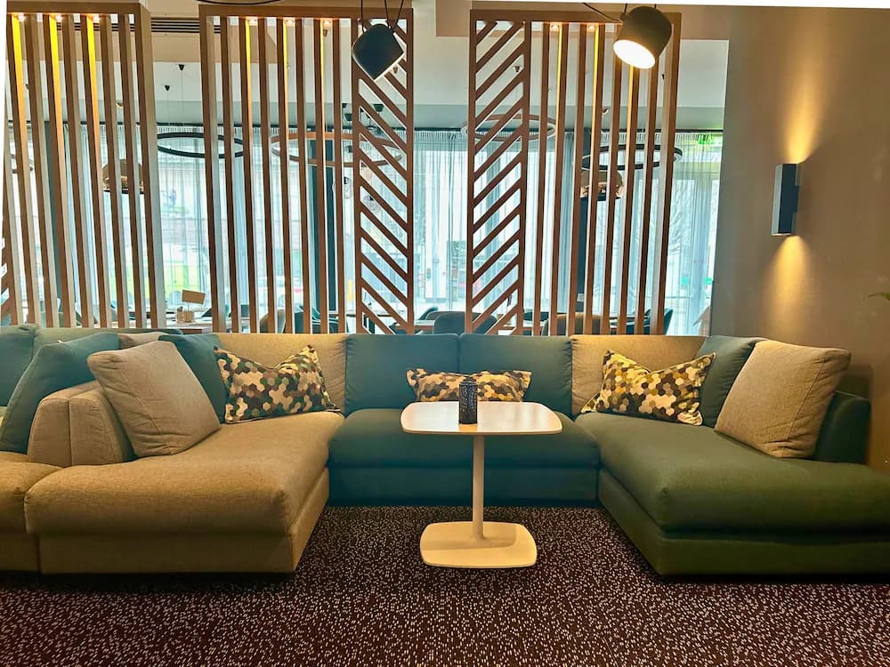 Lobby sitting area