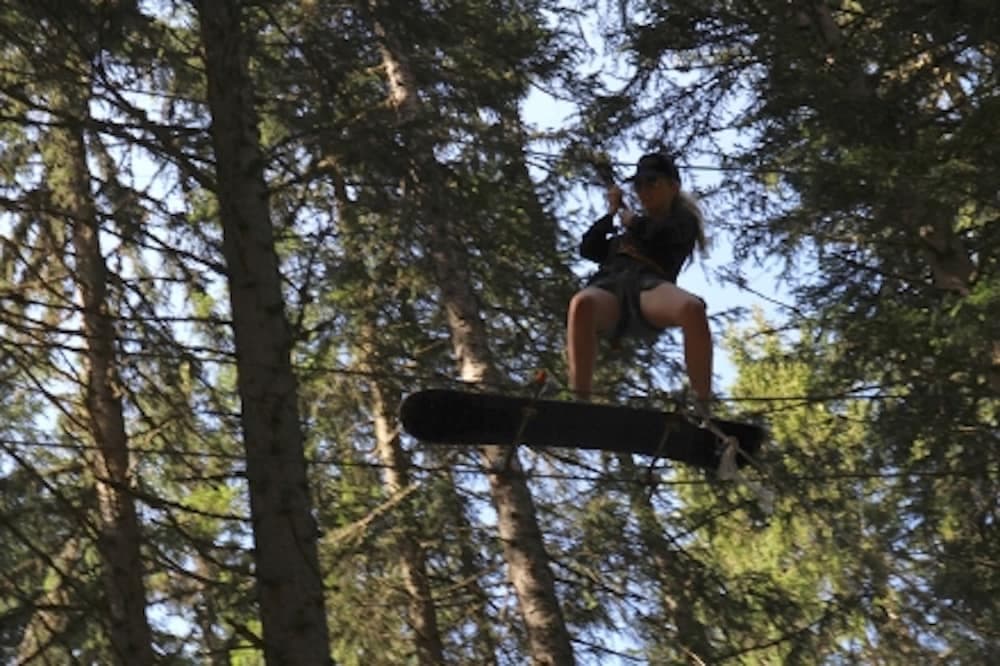 Ziplining