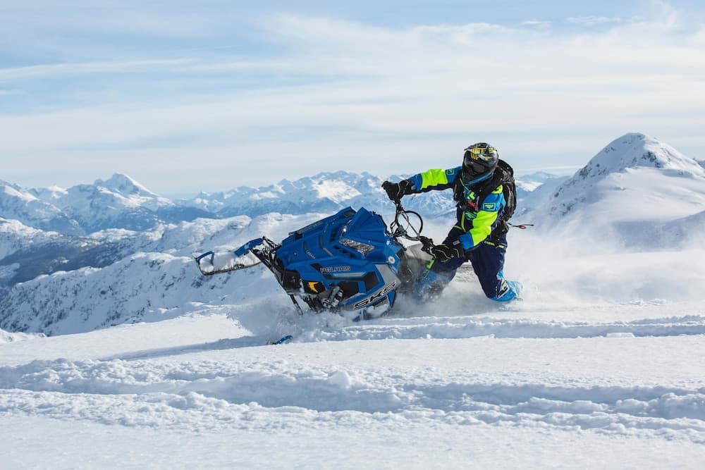 Snowmobiling