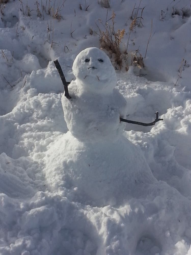 Snowshoeing