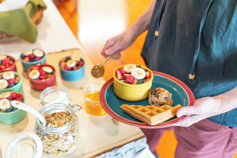 Breakfast buffet
