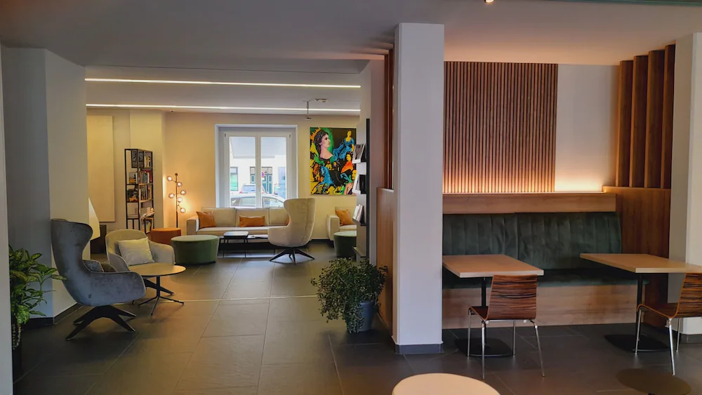 Lobby sitting area