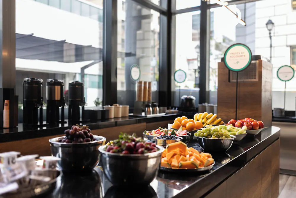 Breakfast buffet