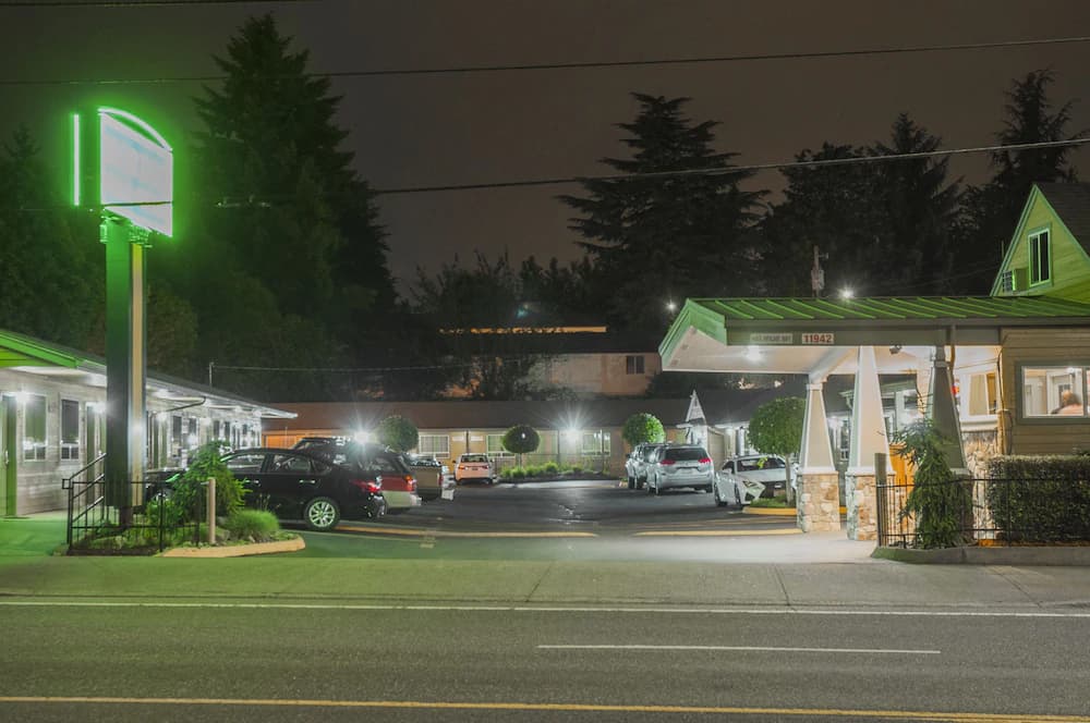 Front of property - evening/night