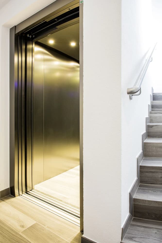 Interior entrance