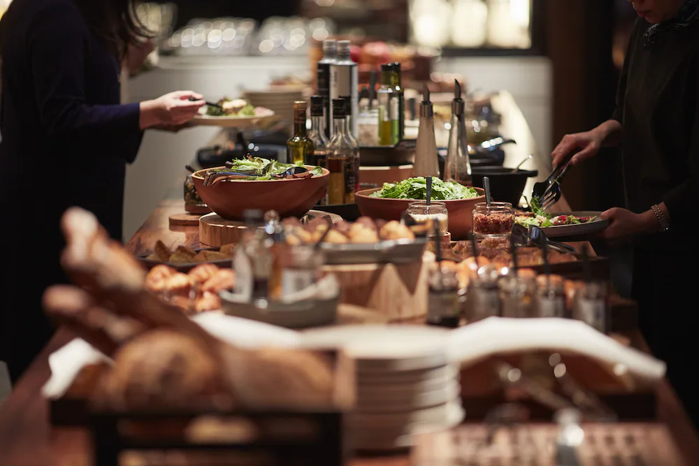 Breakfast buffet