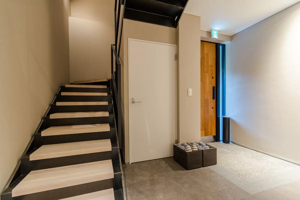 Interior entrance