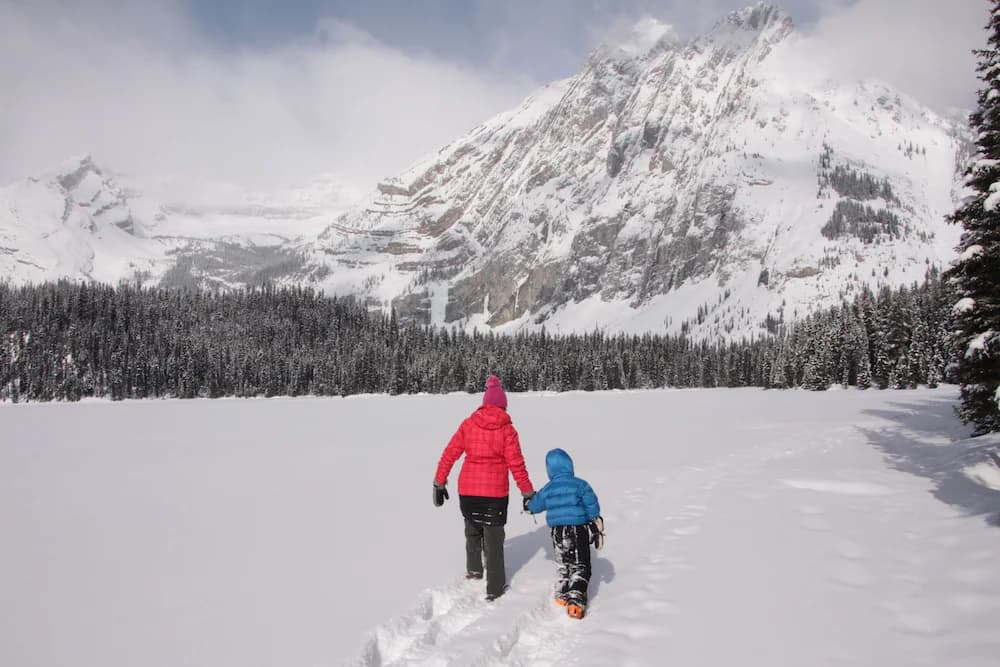 Snowshoeing