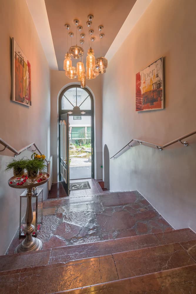 Interior entrance