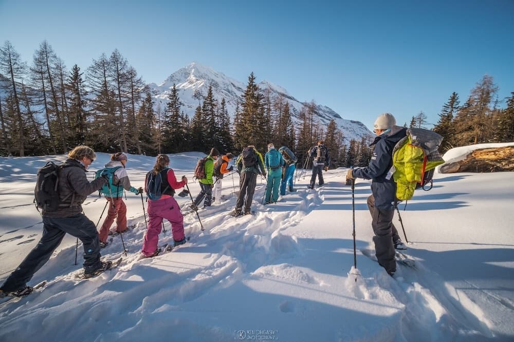 Snowshoeing