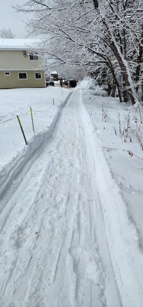 Snowmobiling