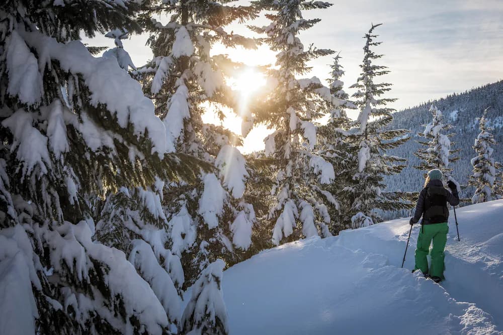 Snowshoeing
