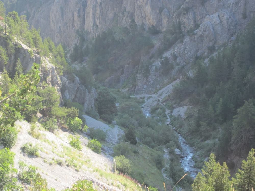 Outdoor rock climbing