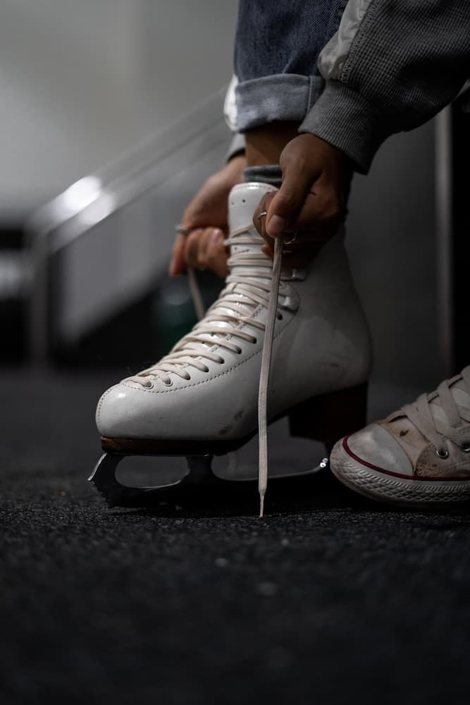 Ice skating