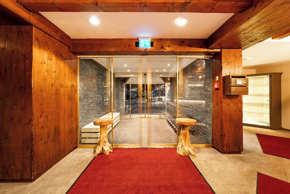 Interior entrance