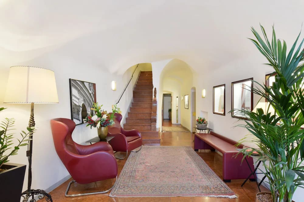 Lobby sitting area