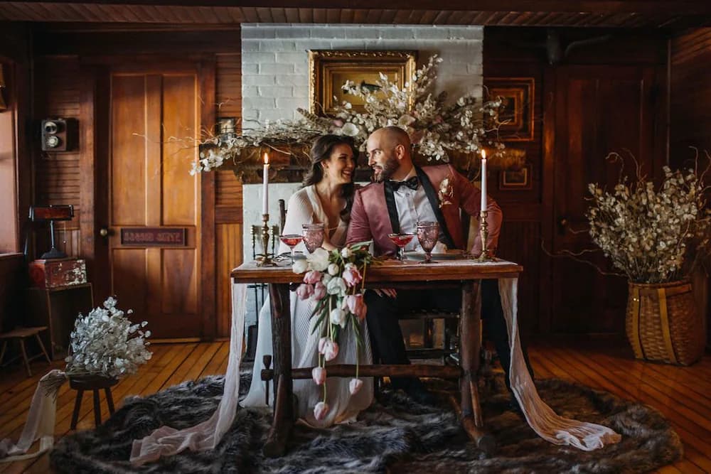 Indoor wedding