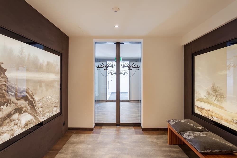 Interior entrance
