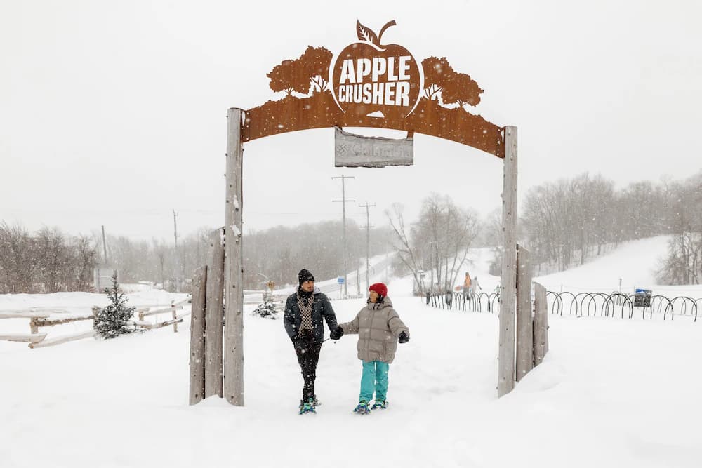 Snowshoeing