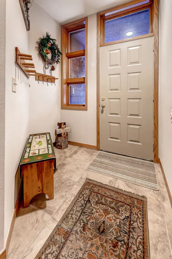 Interior entrance