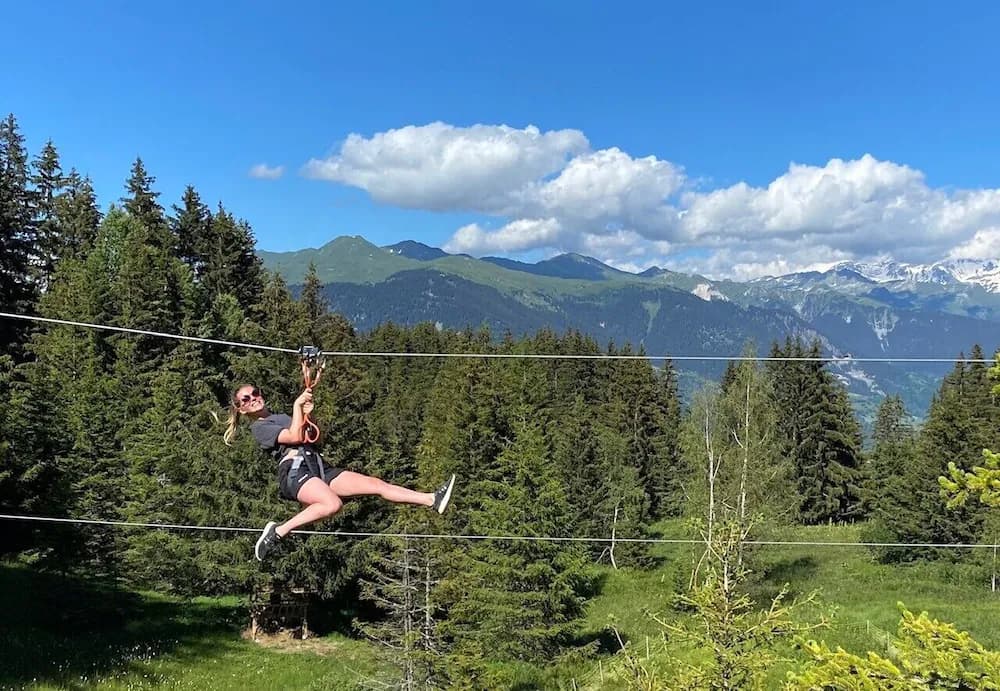 Ziplining