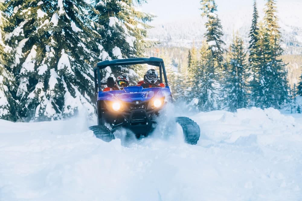 Snowmobiling