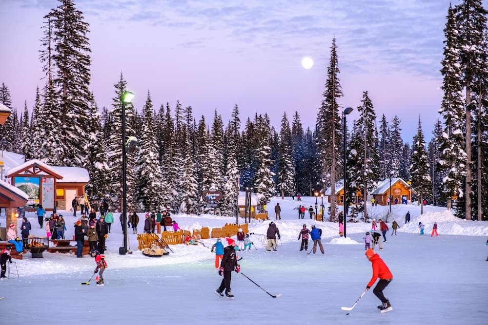 Ice skating