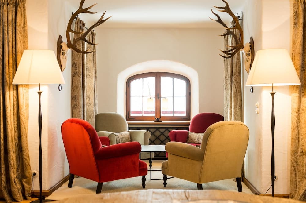Lobby sitting area