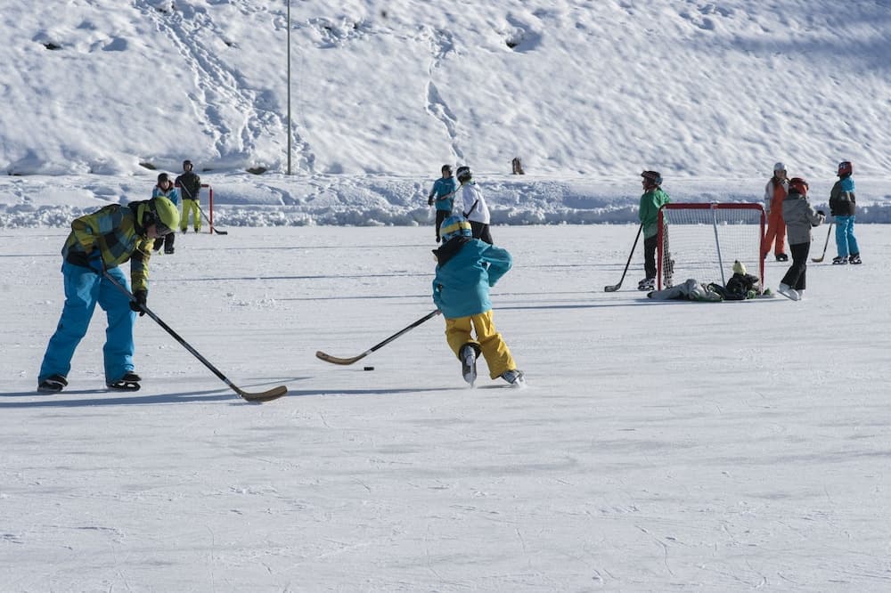 Ice skating