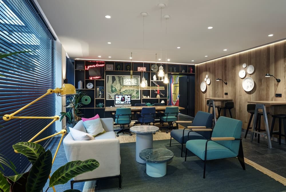 Lobby sitting area