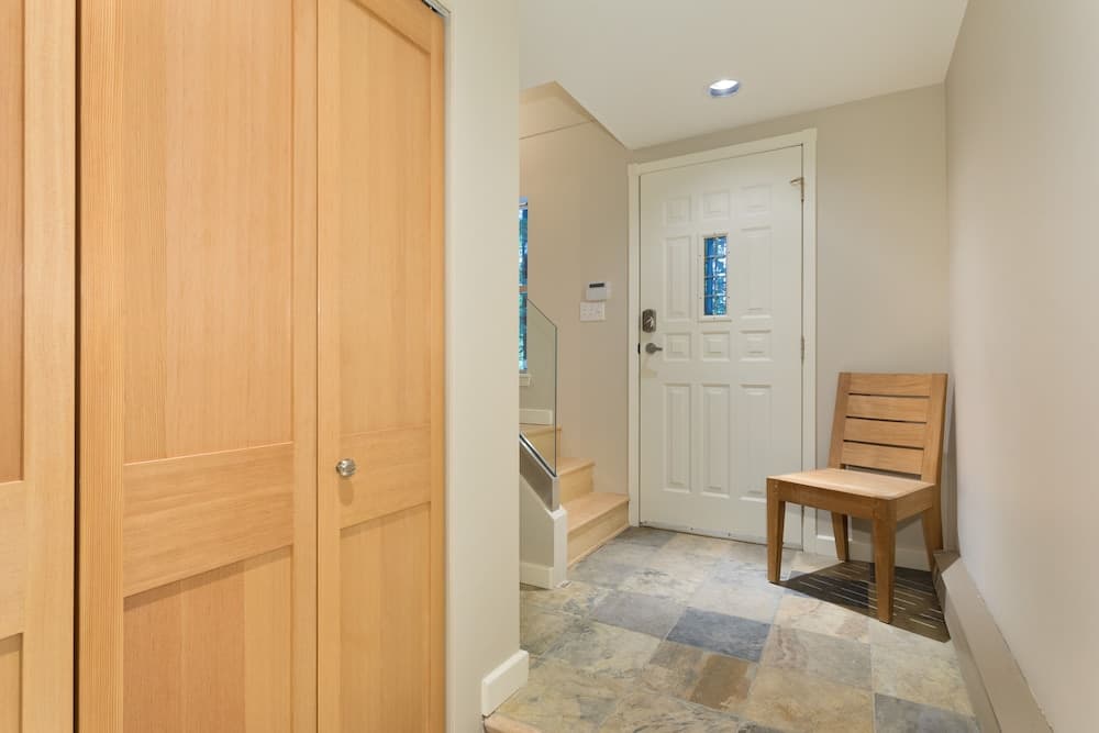 Interior entrance