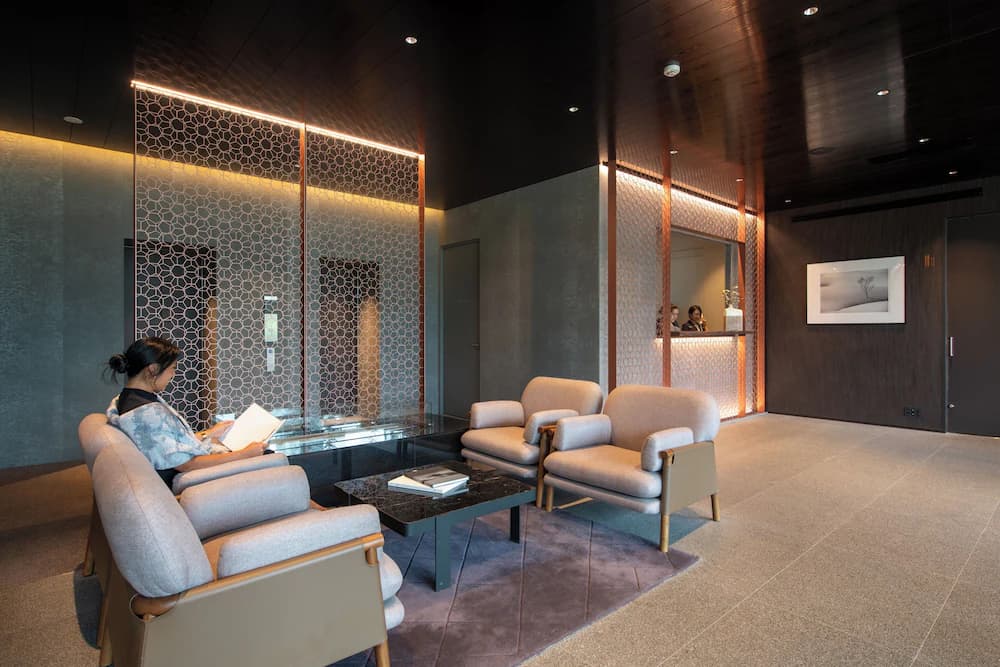Lobby sitting area
