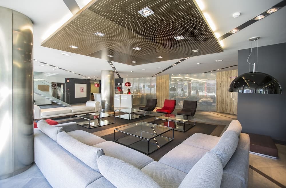 Lobby sitting area