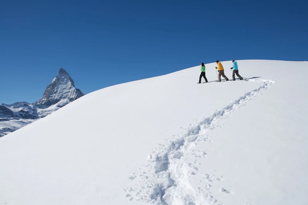 Snowshoeing