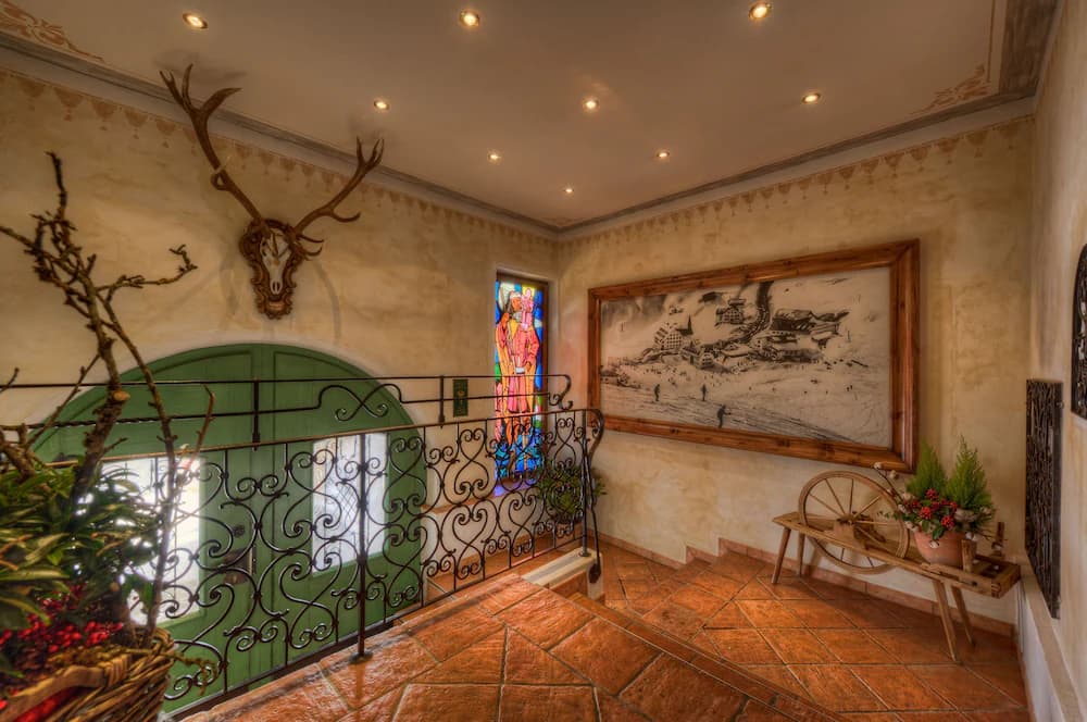 Interior entrance