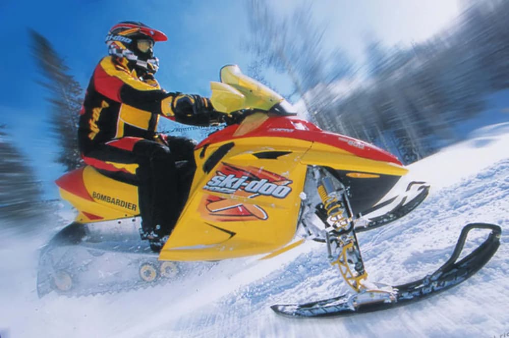 Snowmobiling