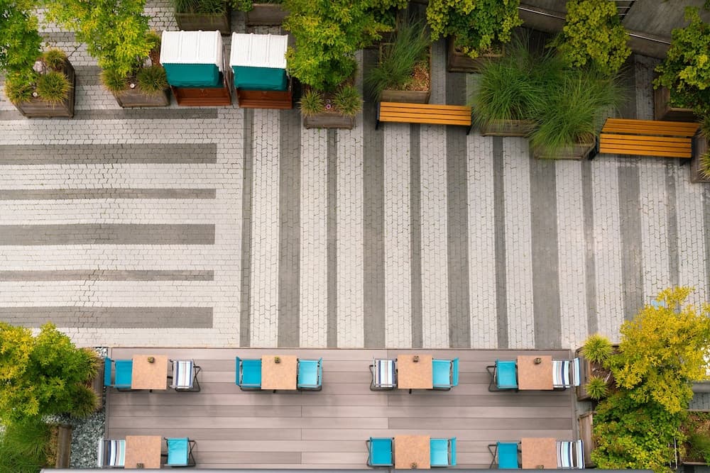 Courtyard view