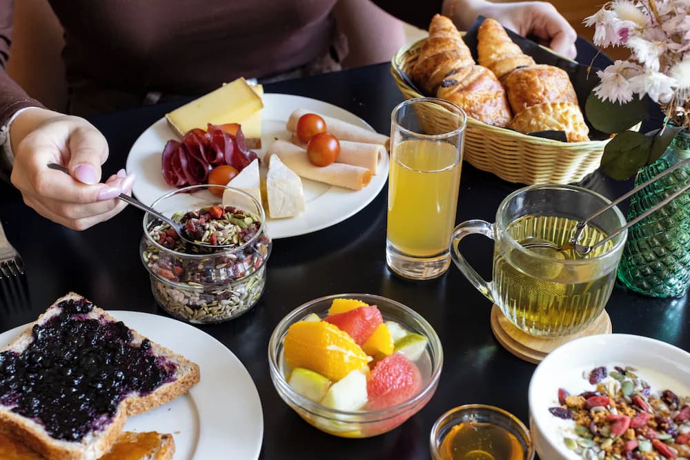 Breakfast buffet