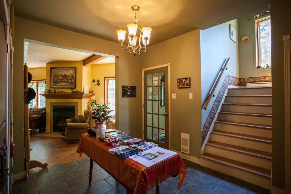 Interior entrance